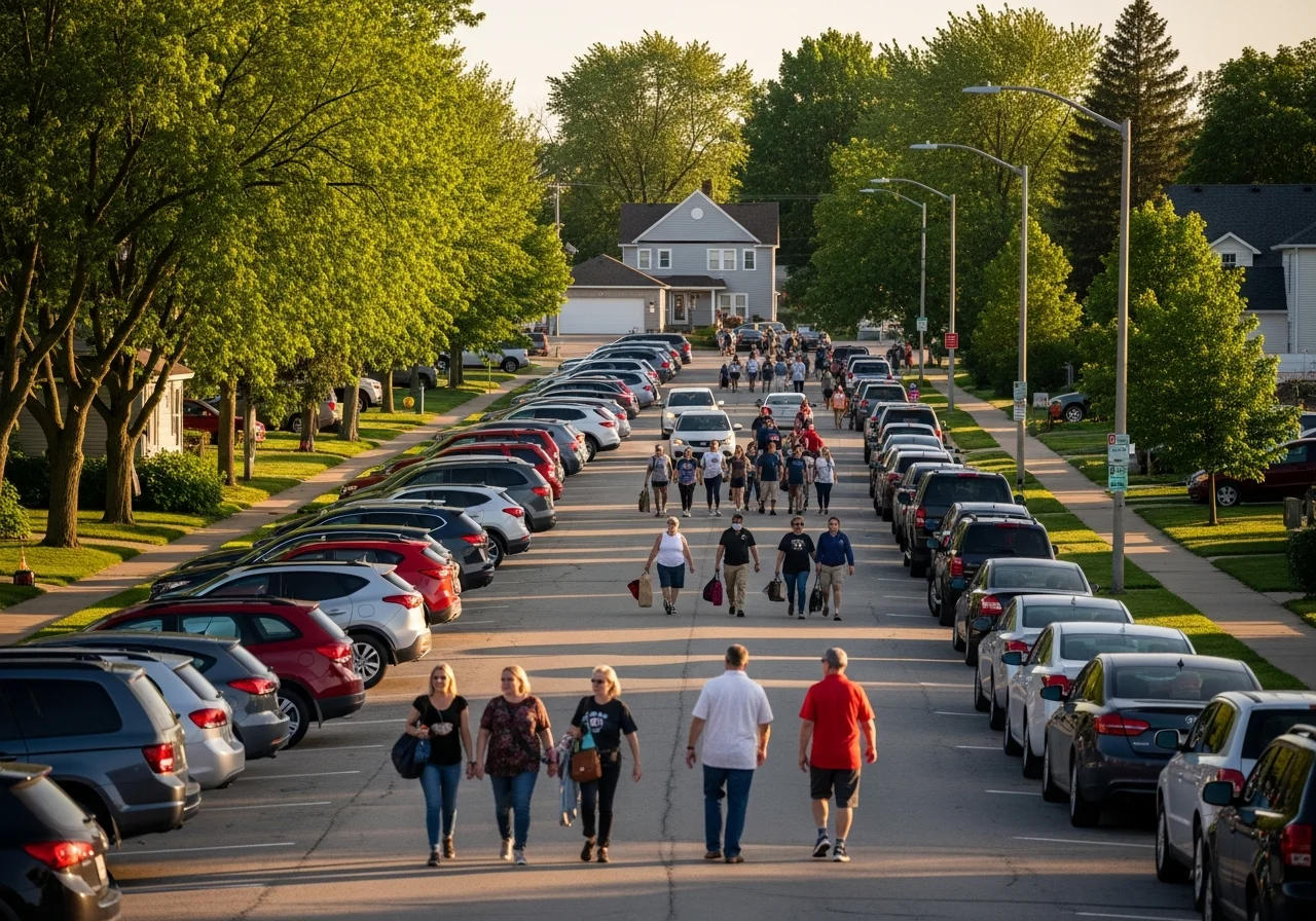 Parking at the Wisconsin State Fair