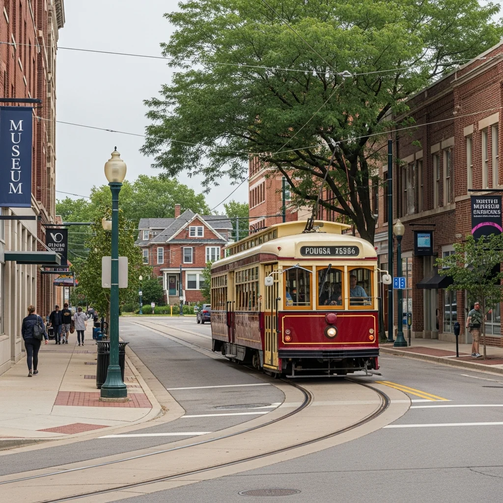 Riding the Kenosha Electric Streetcar
