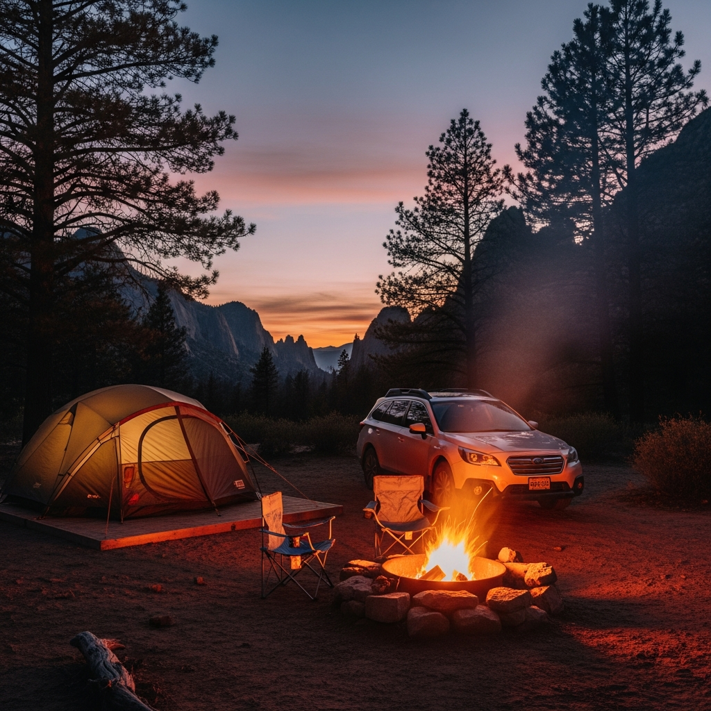 camping on your road trip