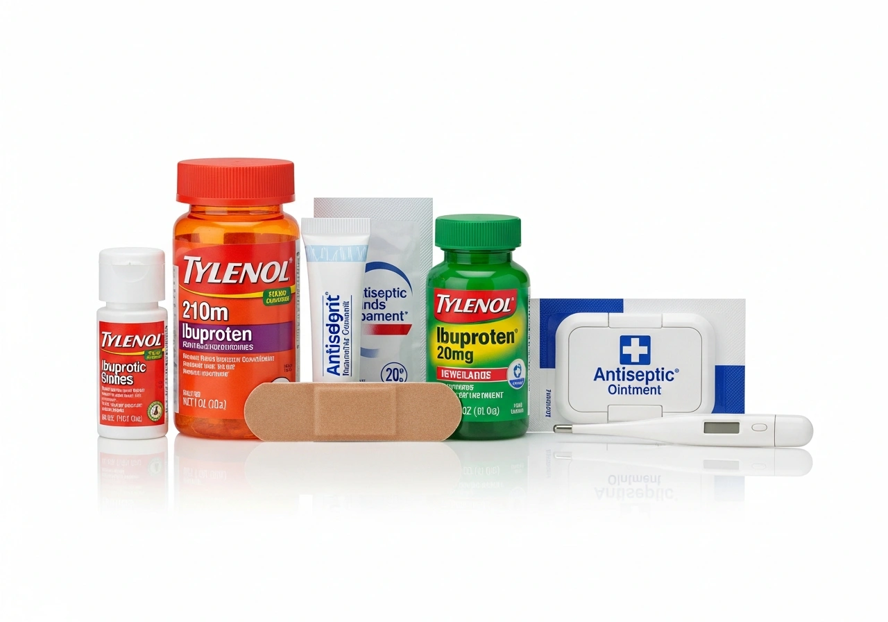 3. Pain Relievers (Tylenol/Ibuprofen)
