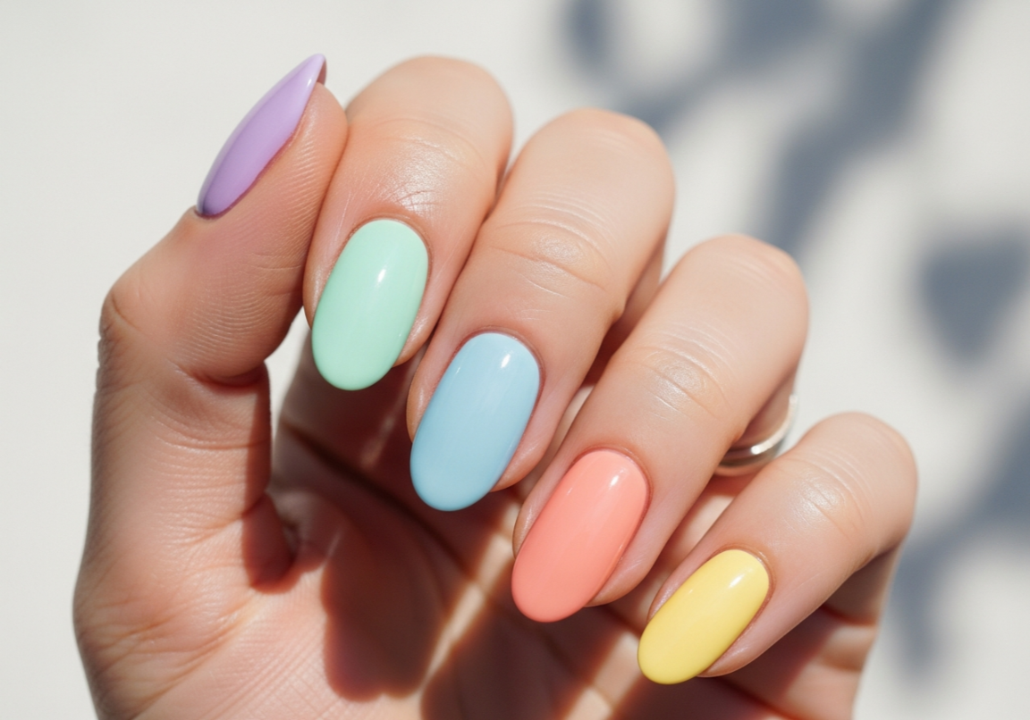 Pastel Perfection
Chic Oval Nail Designs