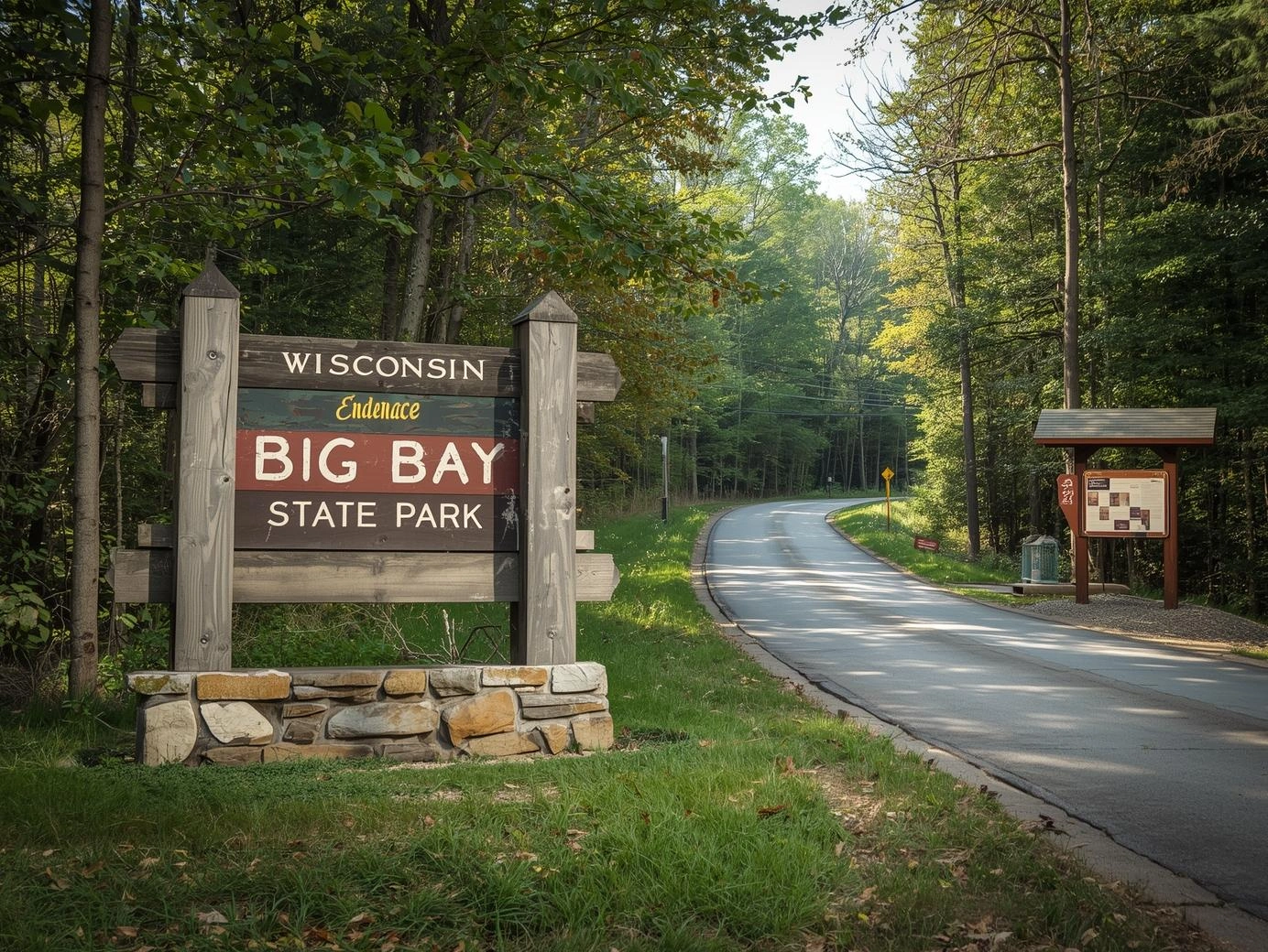 Entrance to Big Bay State Park