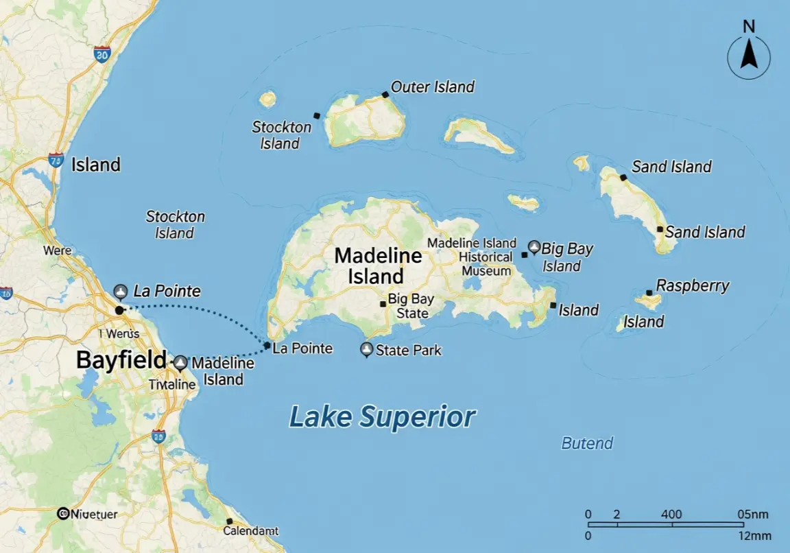 Where is Madeline Island Madeline Island Itinerary