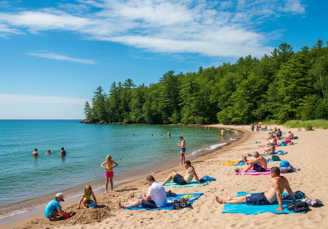 Spend the Afternoon at the Beach at Big Bay State Park Madeline Island Itinerary