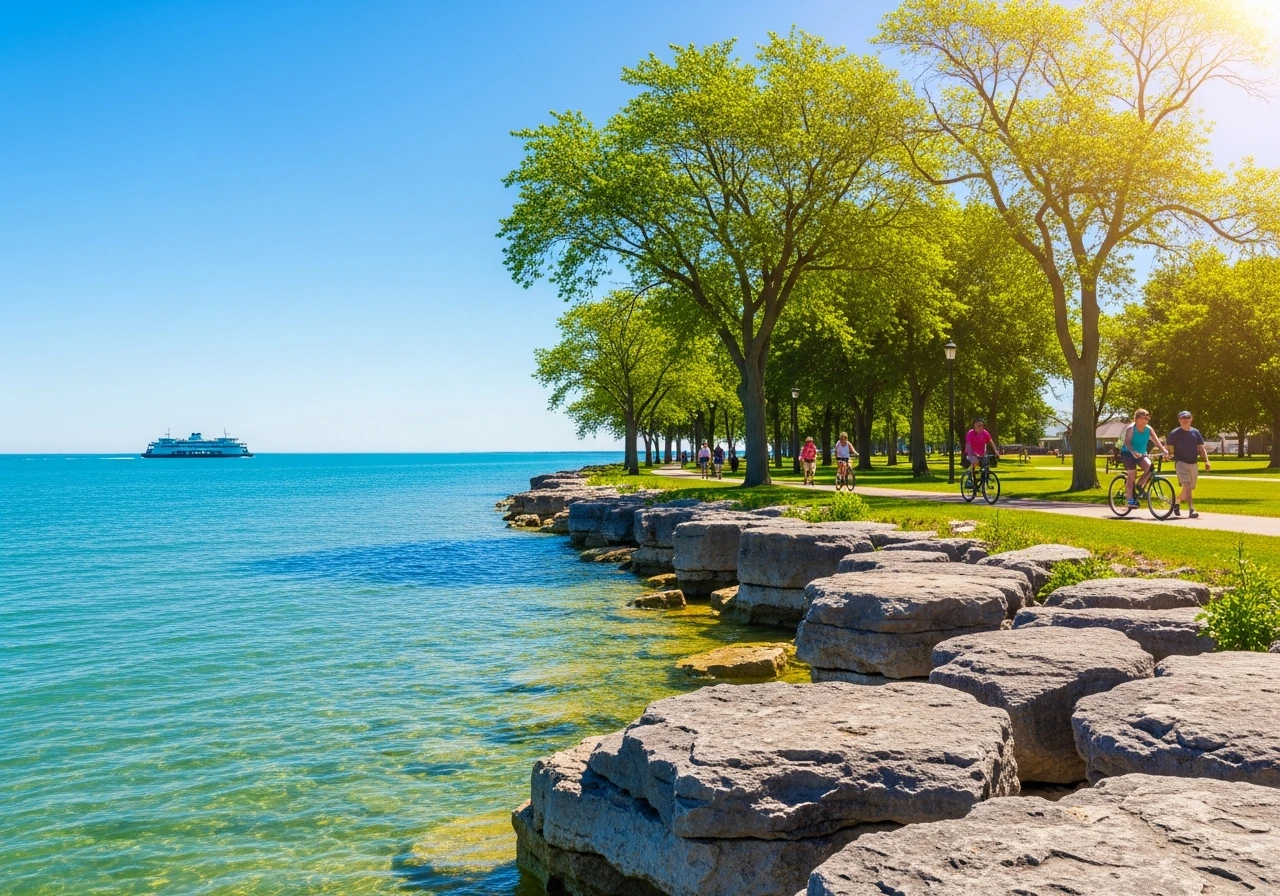 Scenic view of Kelleys Island