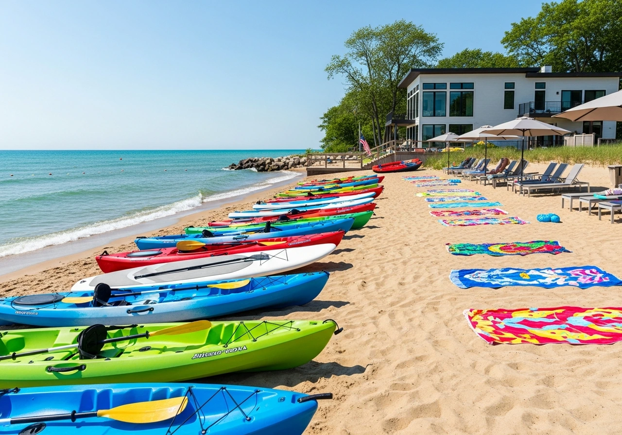Kayak and paddleboard rentals
