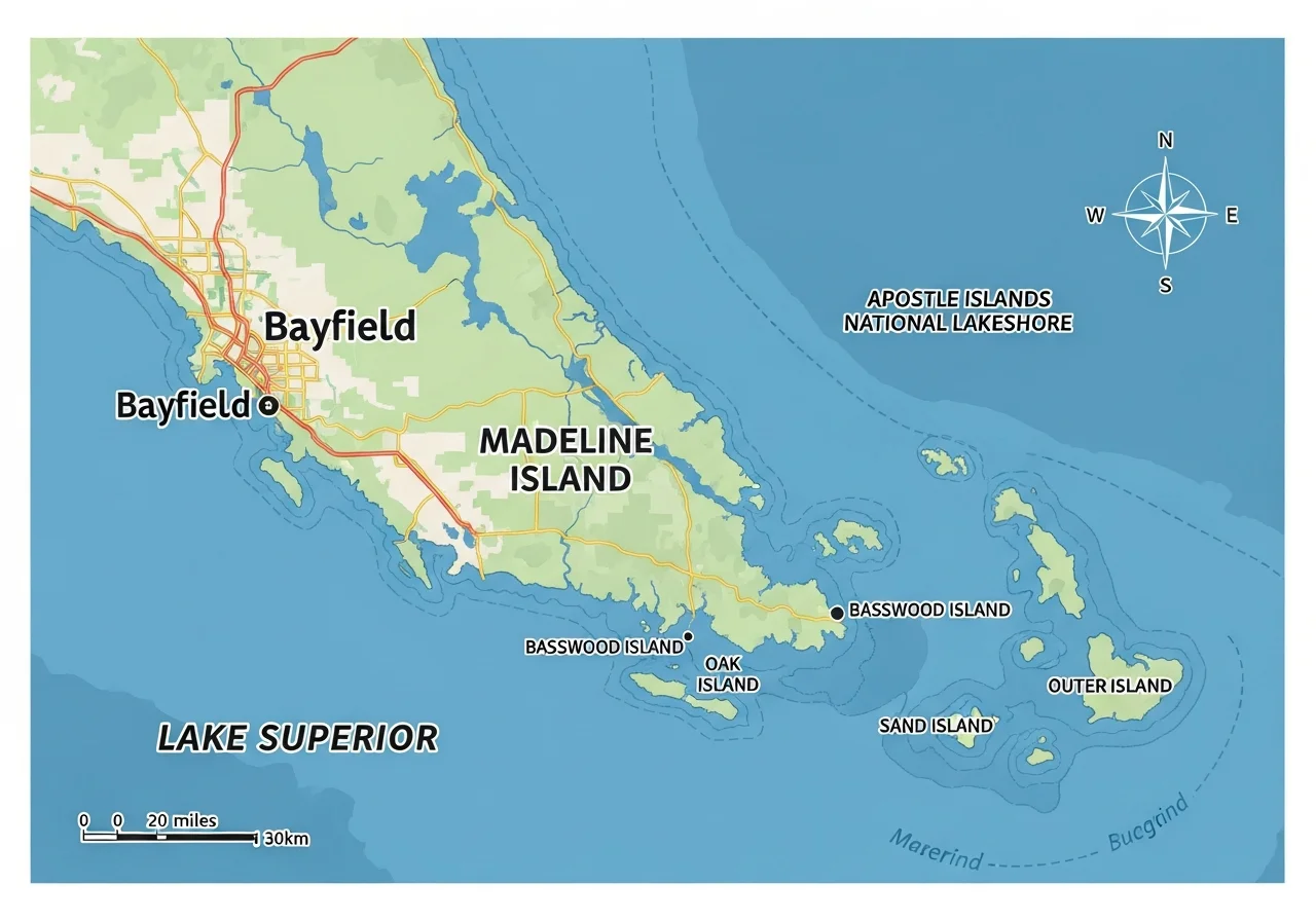 Where Exactly is Madeline Island