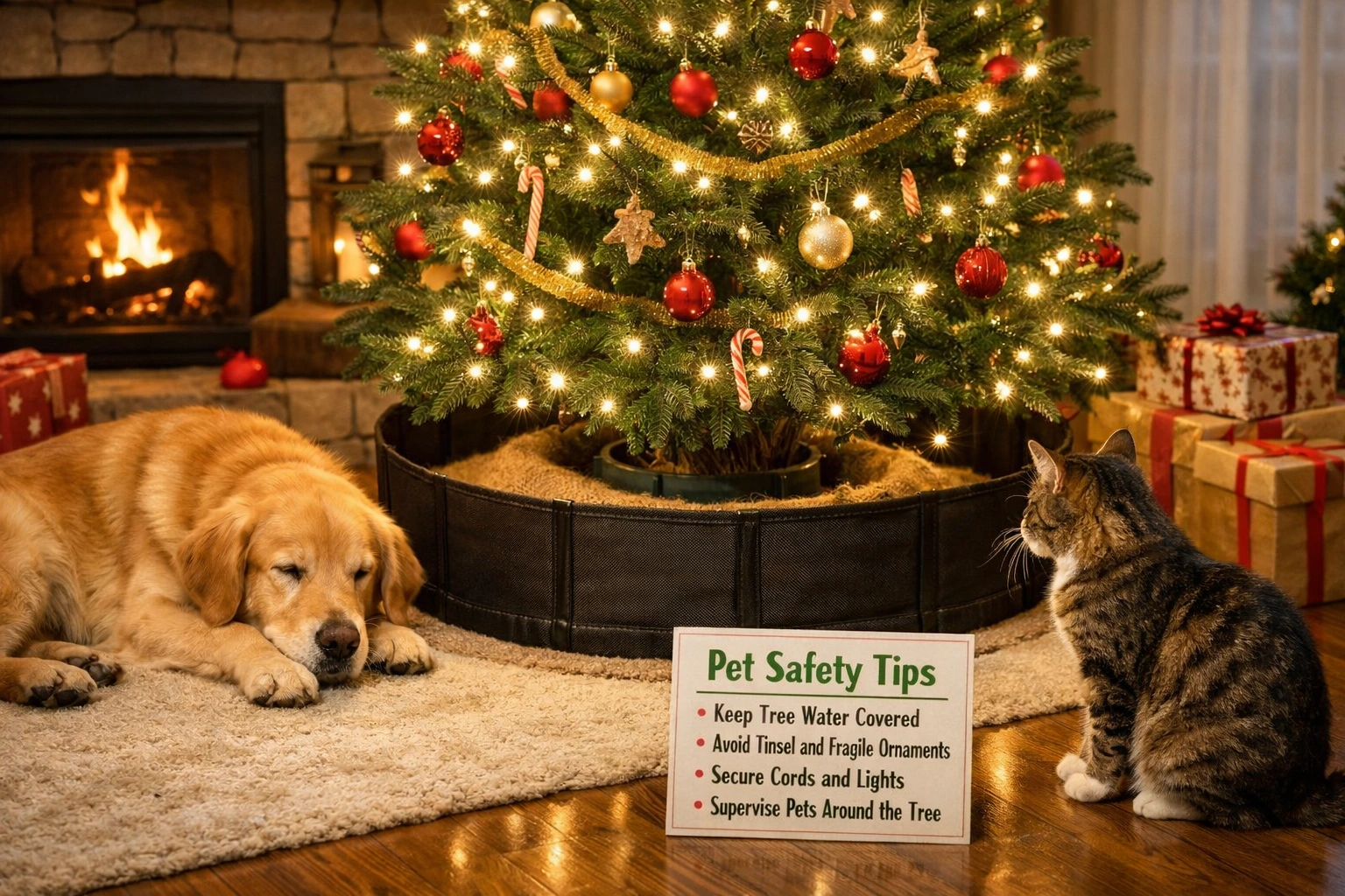 Are Real Christmas Trees Toxic to Pets?