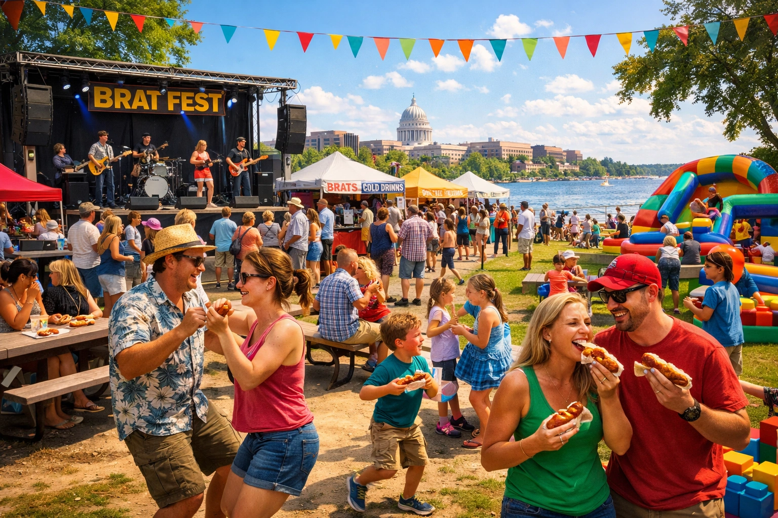 Attending Brat Fest