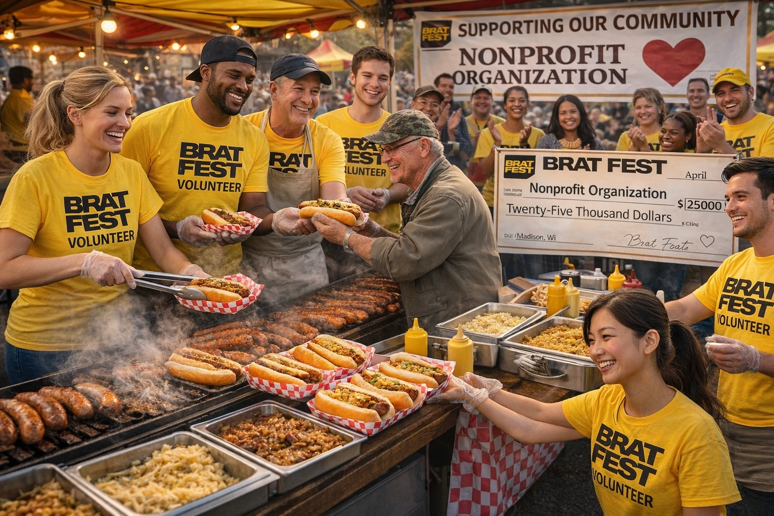 Brat Fest Volunteer Opportunities and Community Impact