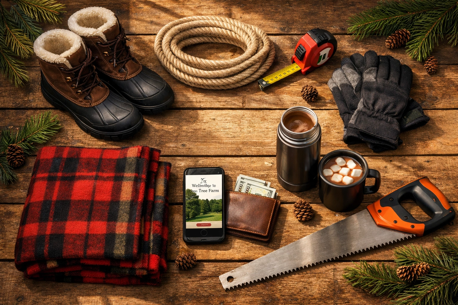 What do you Bring to a Christmas Tree Farm?