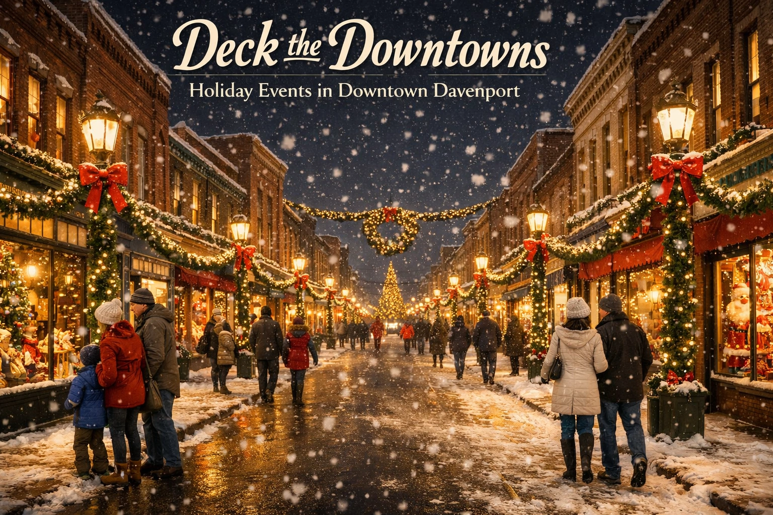 Deck the Downtowns — Holiday Events in Downtown Davenport