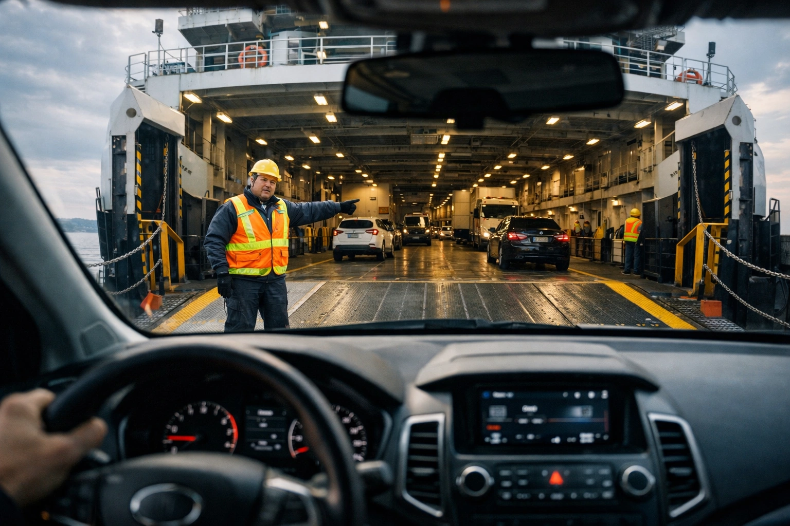 Drive Your Car onto the Ferry
