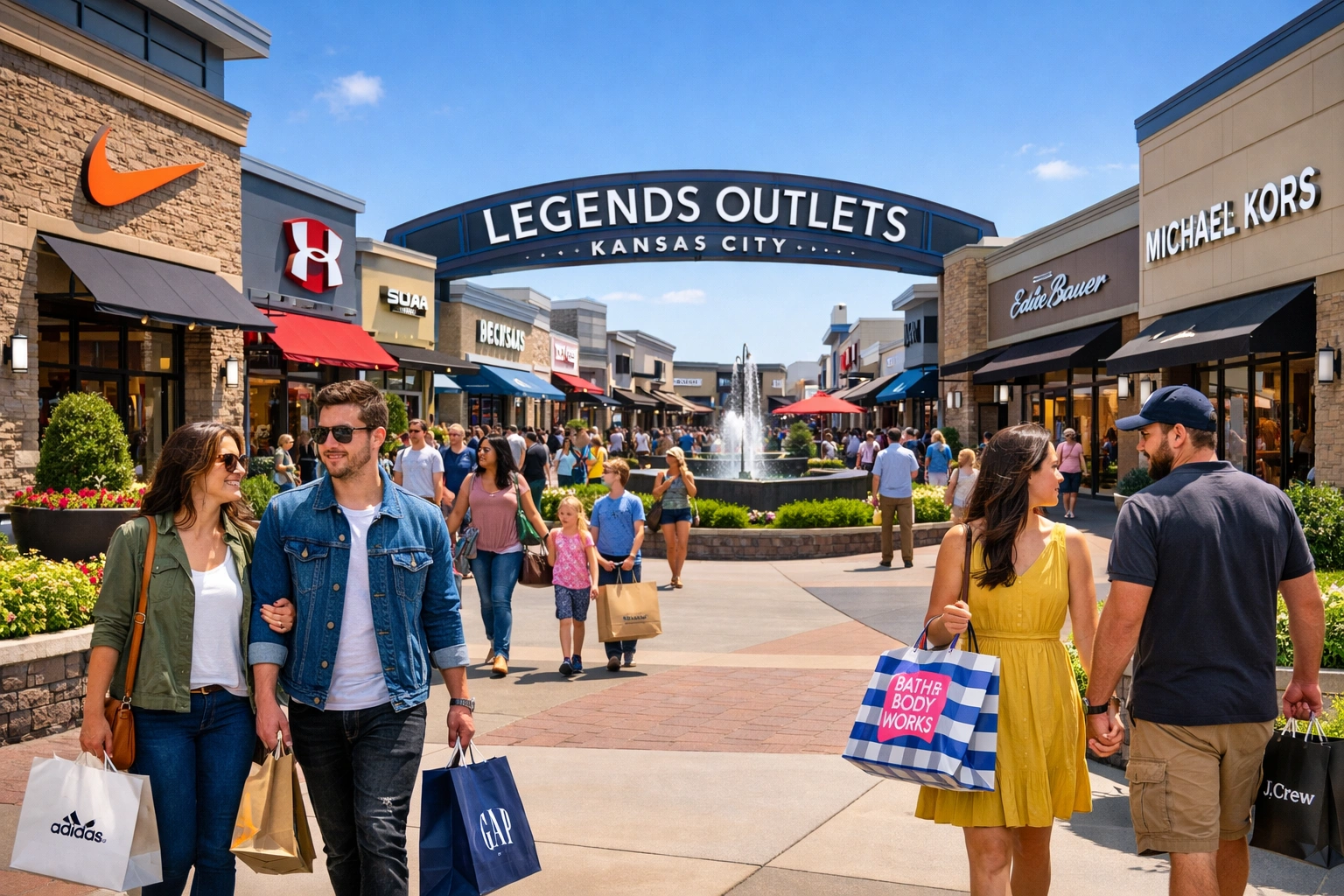 Enjoy a Shopping Spree at Legends Outlets