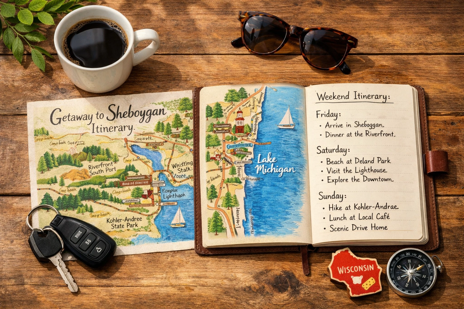 Getaway to Sheboygan Itinerary