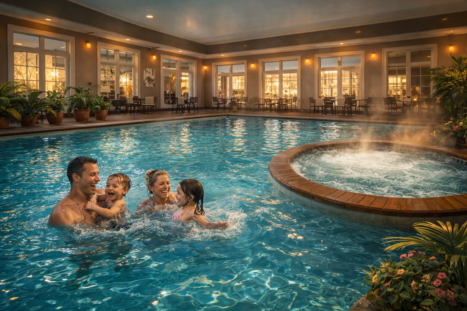 Indoor Pool & Hot Tub
