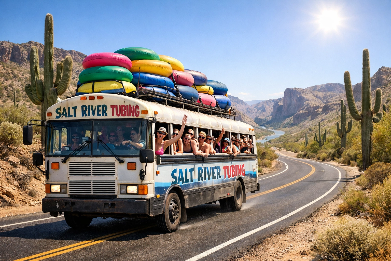 Salt River Tubing Transportation