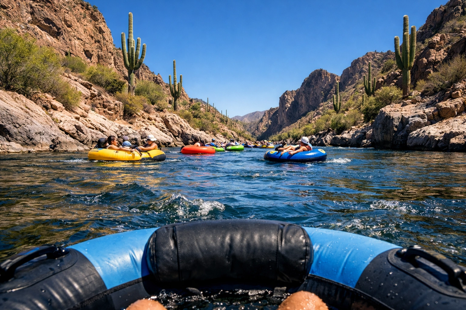 Tubing Down the Salt River