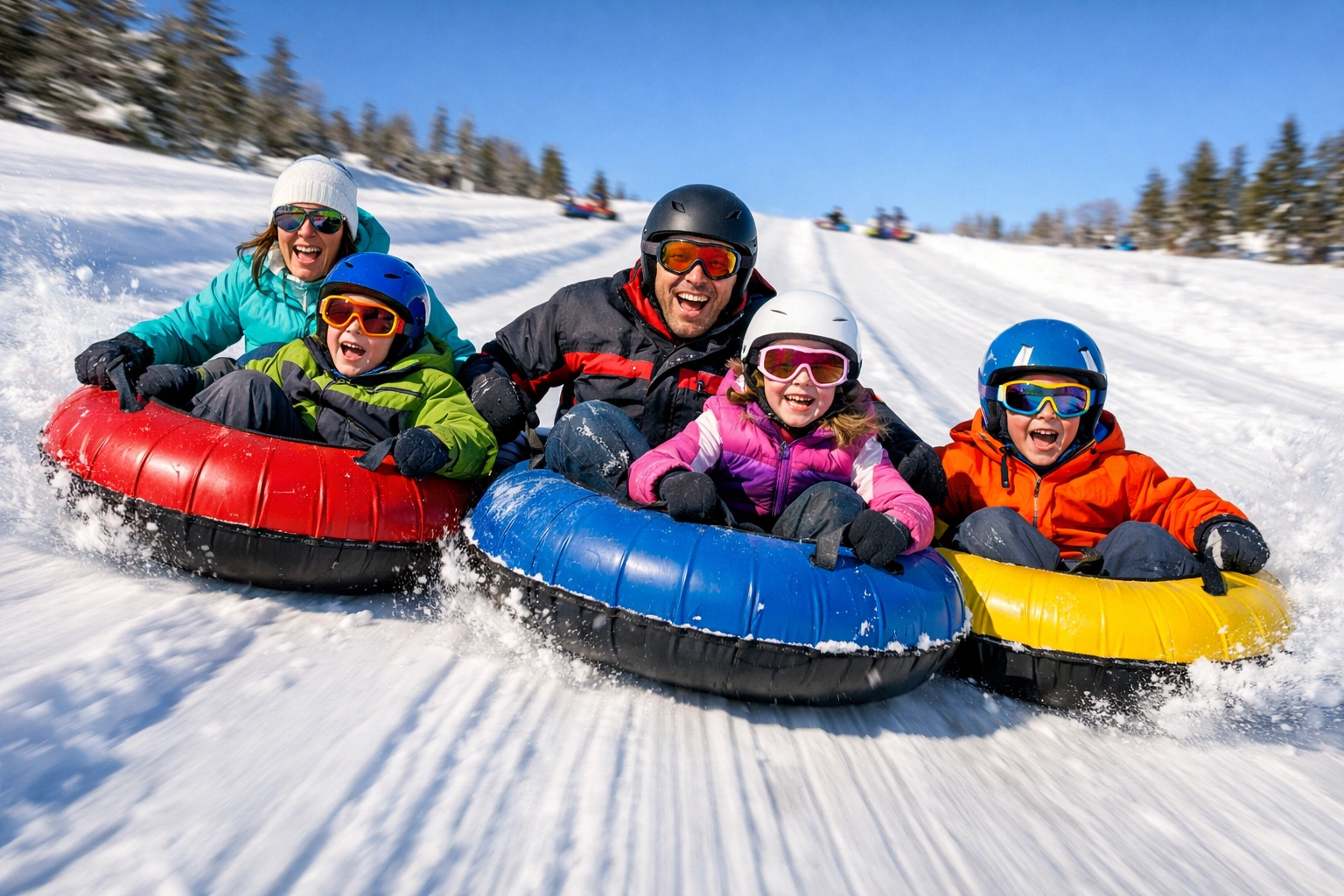 1. Snow Tubing