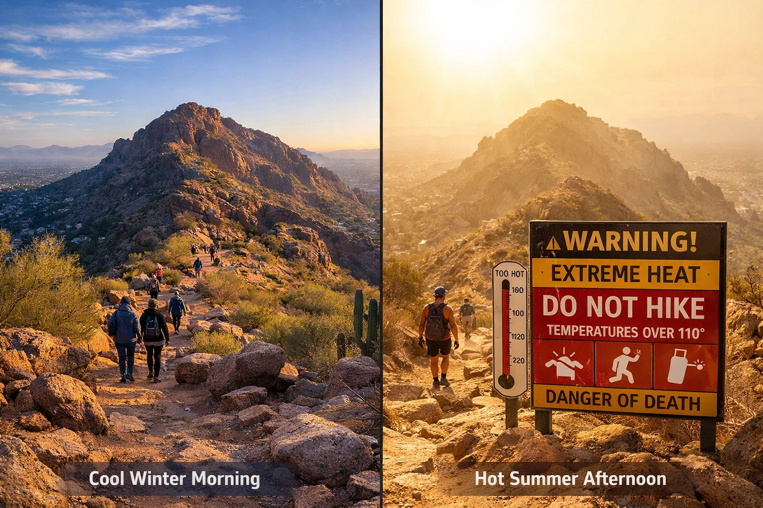 Best Time to Hike Camelback Mountain