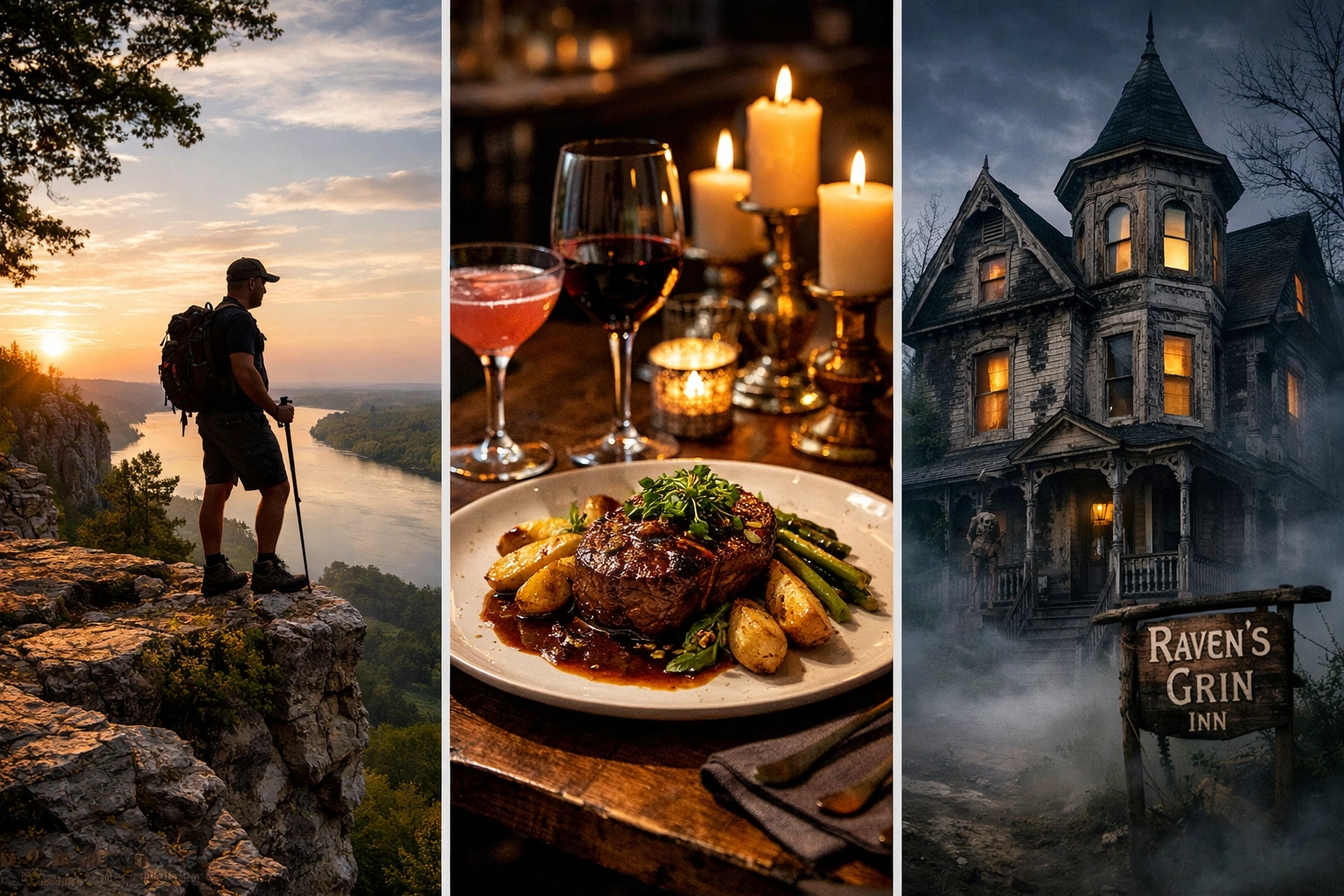 Day 1: Hiking, Tasty Food, and a Haunted House