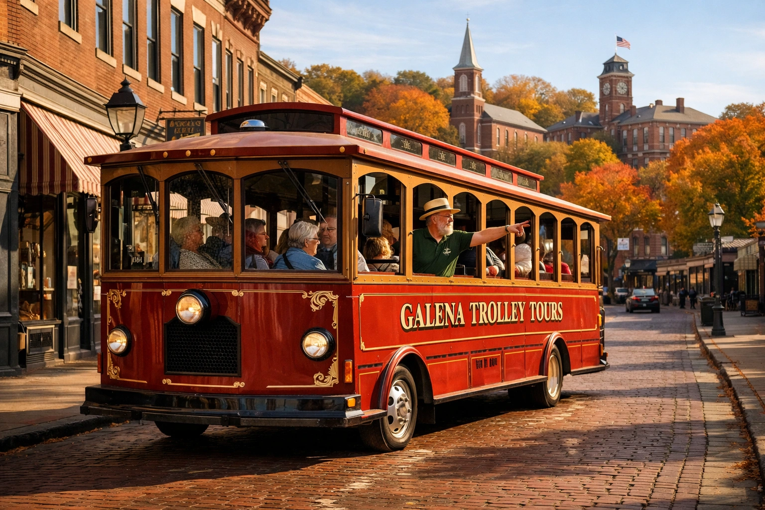Hop on a Galena Trolley Tour