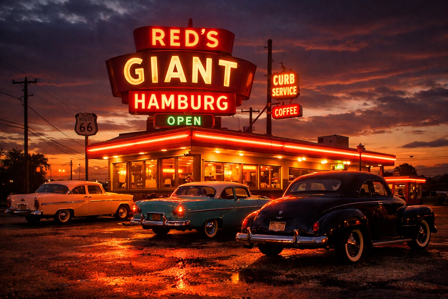Red's Giant Hamburg
