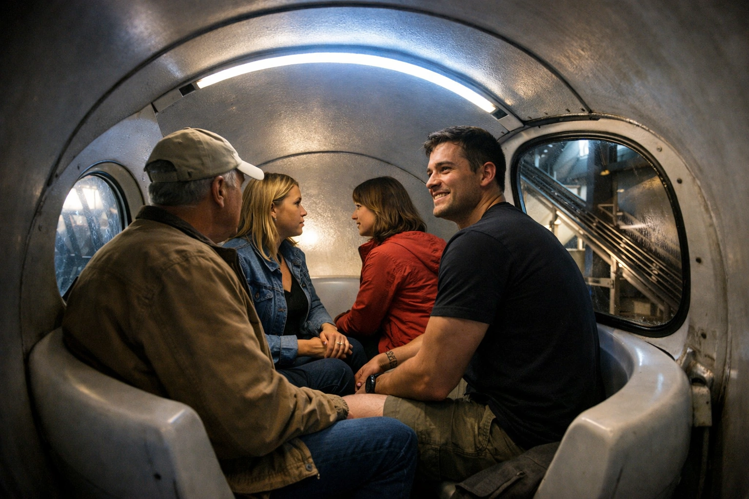 Tram Ride to the Top of the Arch