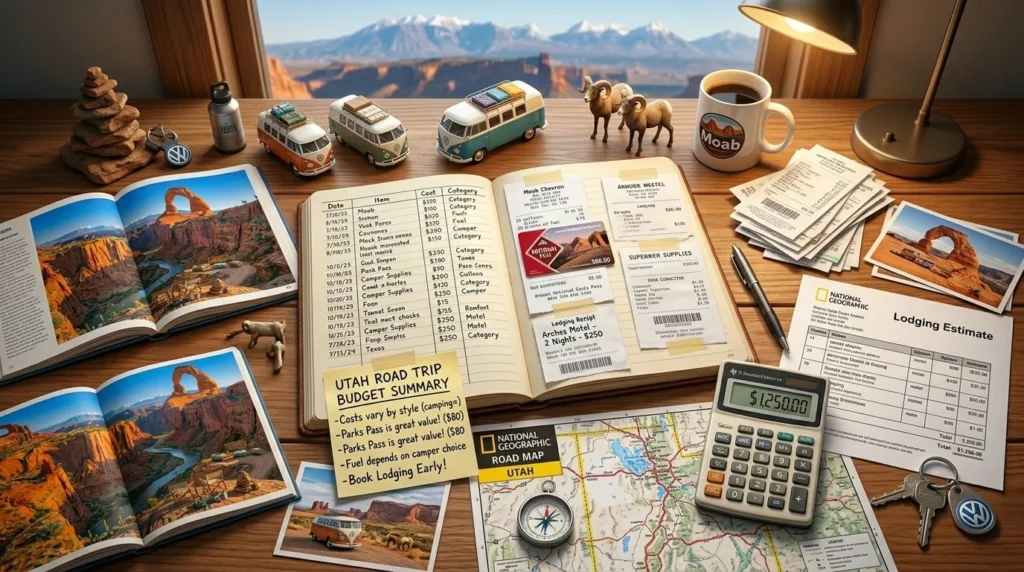 Budget for a Utah Mighty 5 Road Trip
