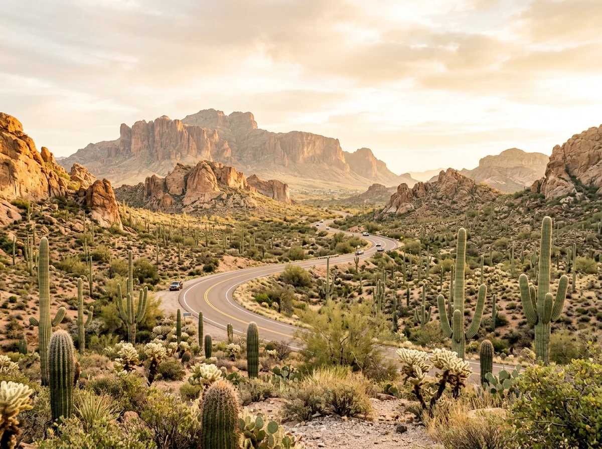 Desert Landscape of Highway 60