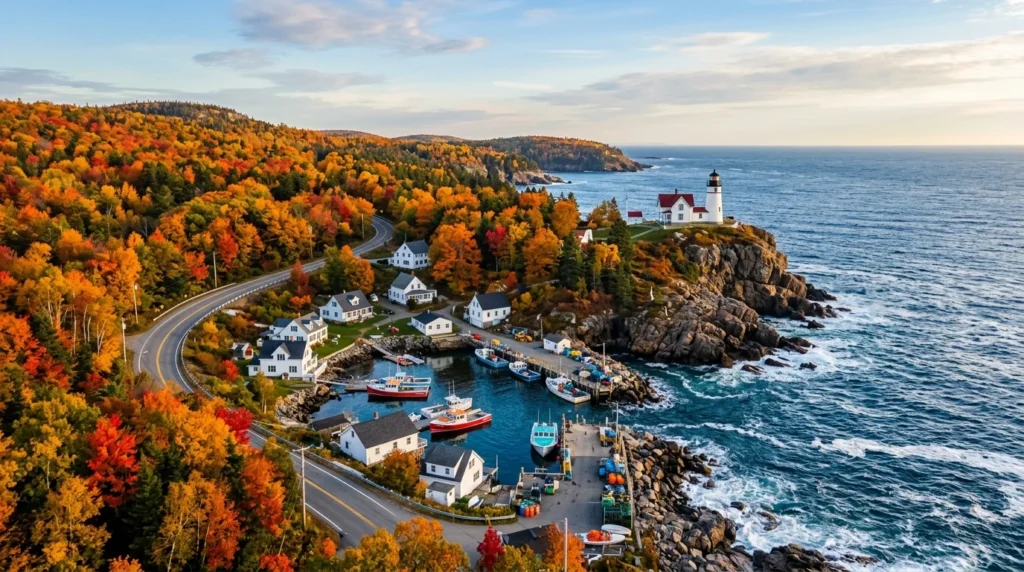 Maine's Coastal Route 1 A Fall Foliage Odyssey