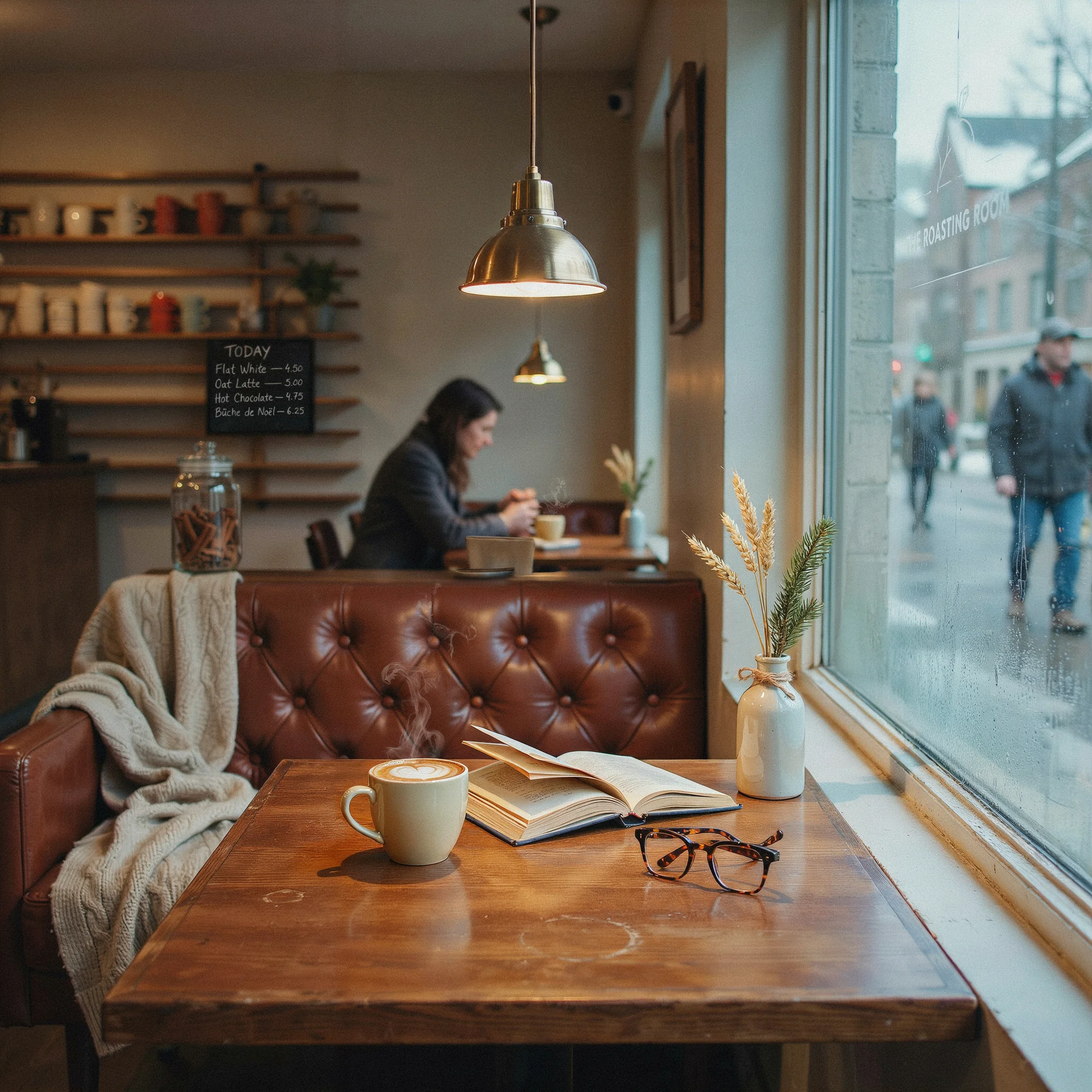 warm café corners