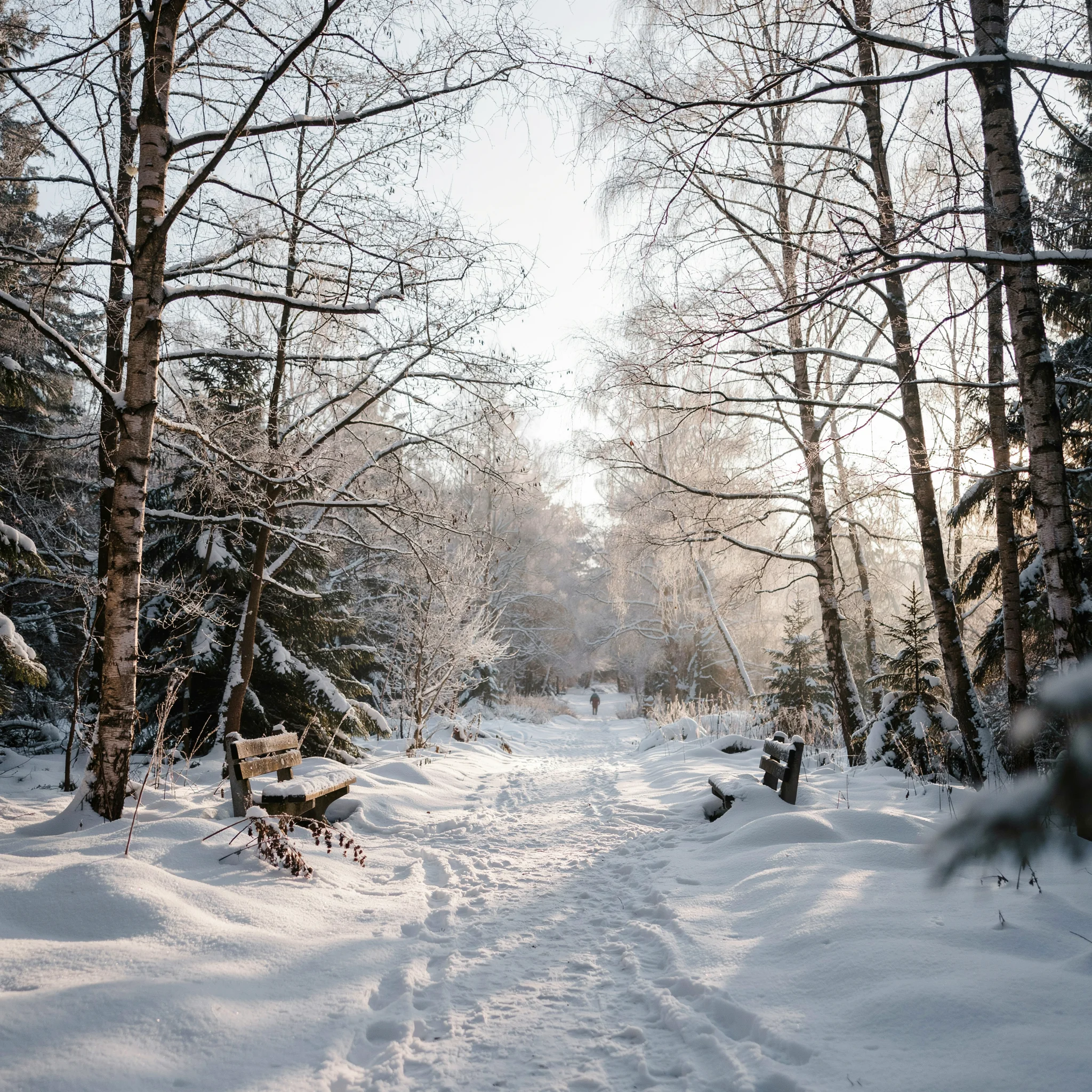 winter walking paths
