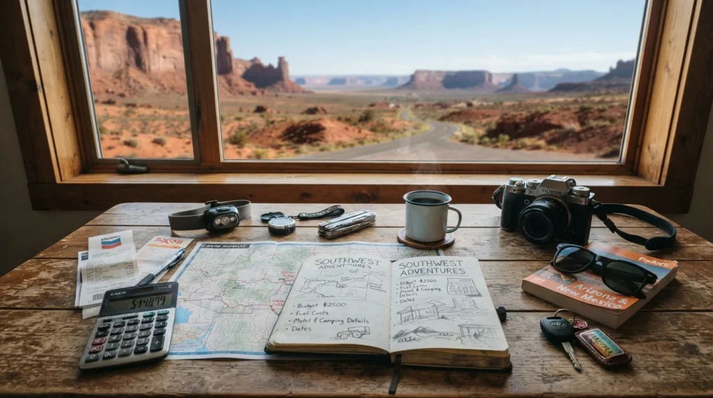 Budgeting and Cost Planning for Your Southwest USA Road Trip