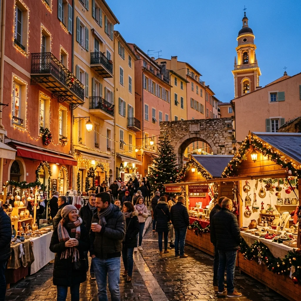 Visiting Menton During the Festive Season 