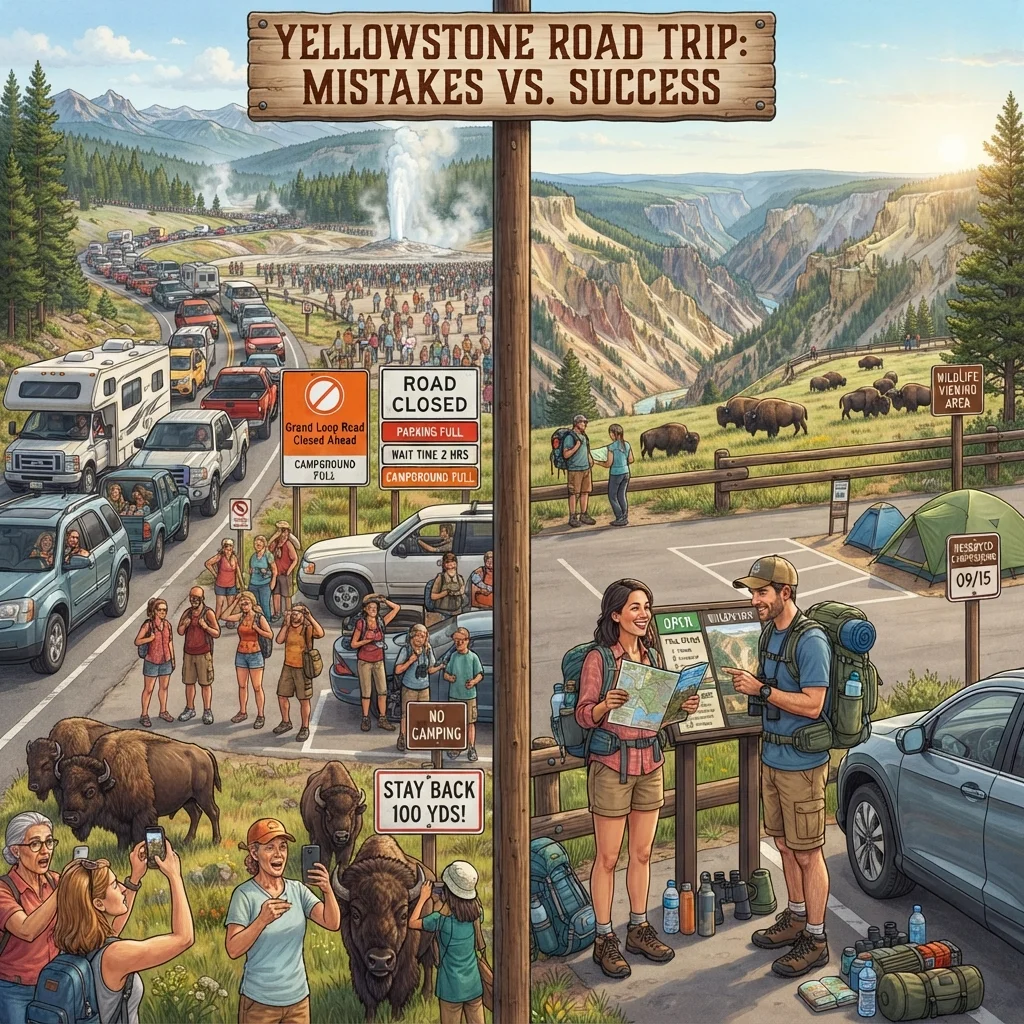 Common Mistakes to Avoid on Your Yellowstone Road Trip
