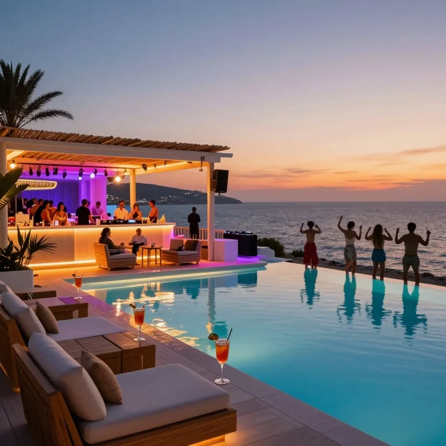 Nightlife Party Scene