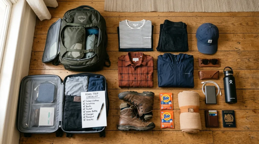 Packing the Essentials Clothing and Personal Items