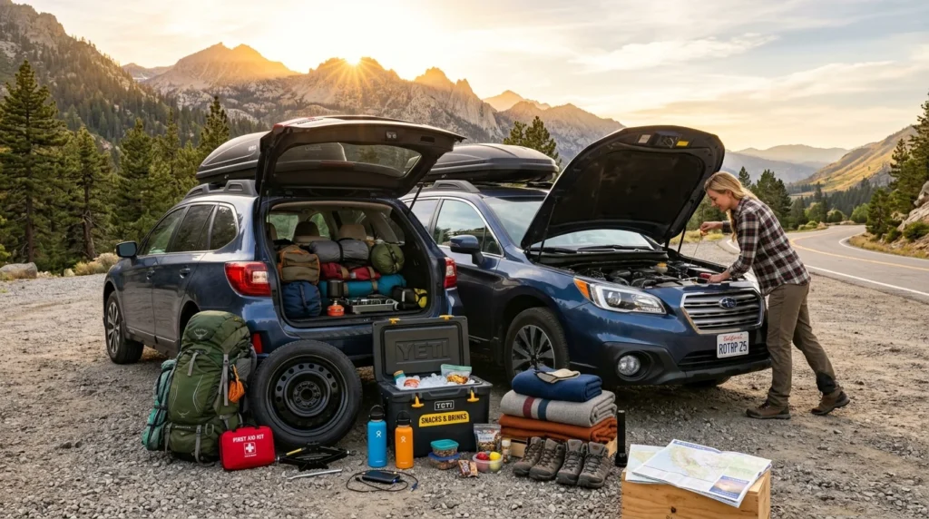 Preparing Your Vehicle and Packing Essentials