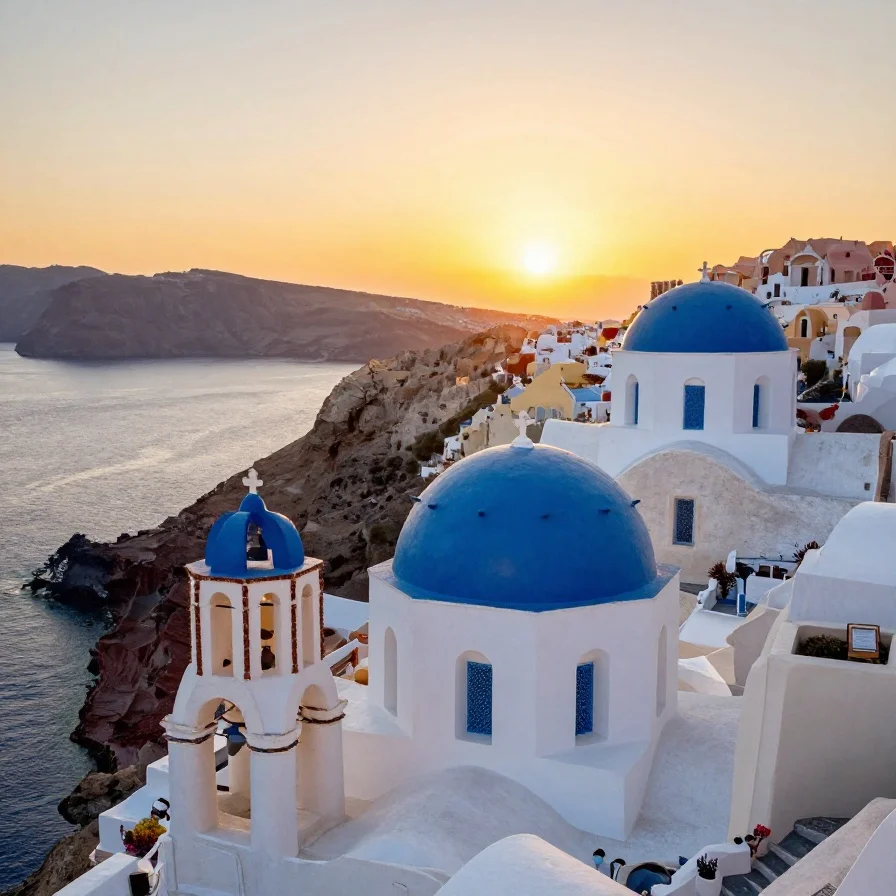 Scenic Views Oia Village