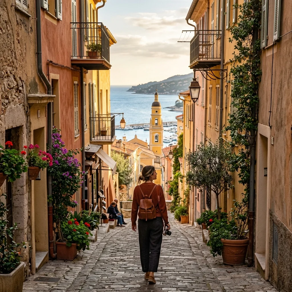 Visiting Menton in October fo ts