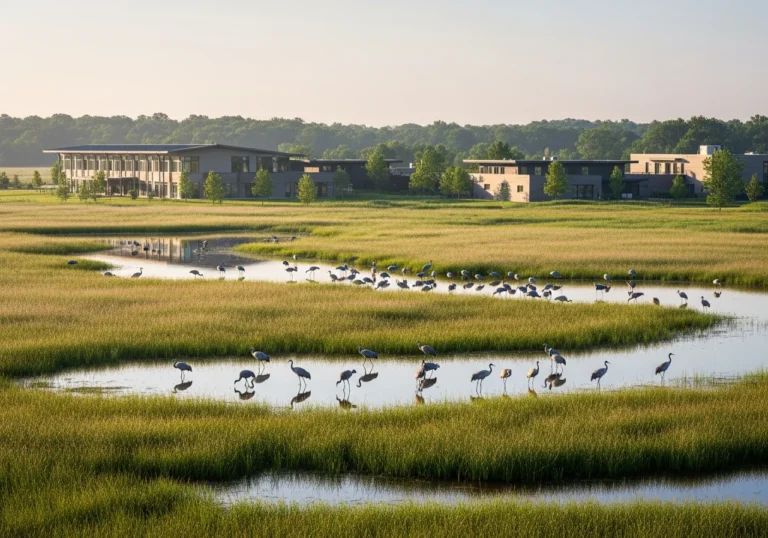 International Crane Foundation in Baraboo, Wisconsin