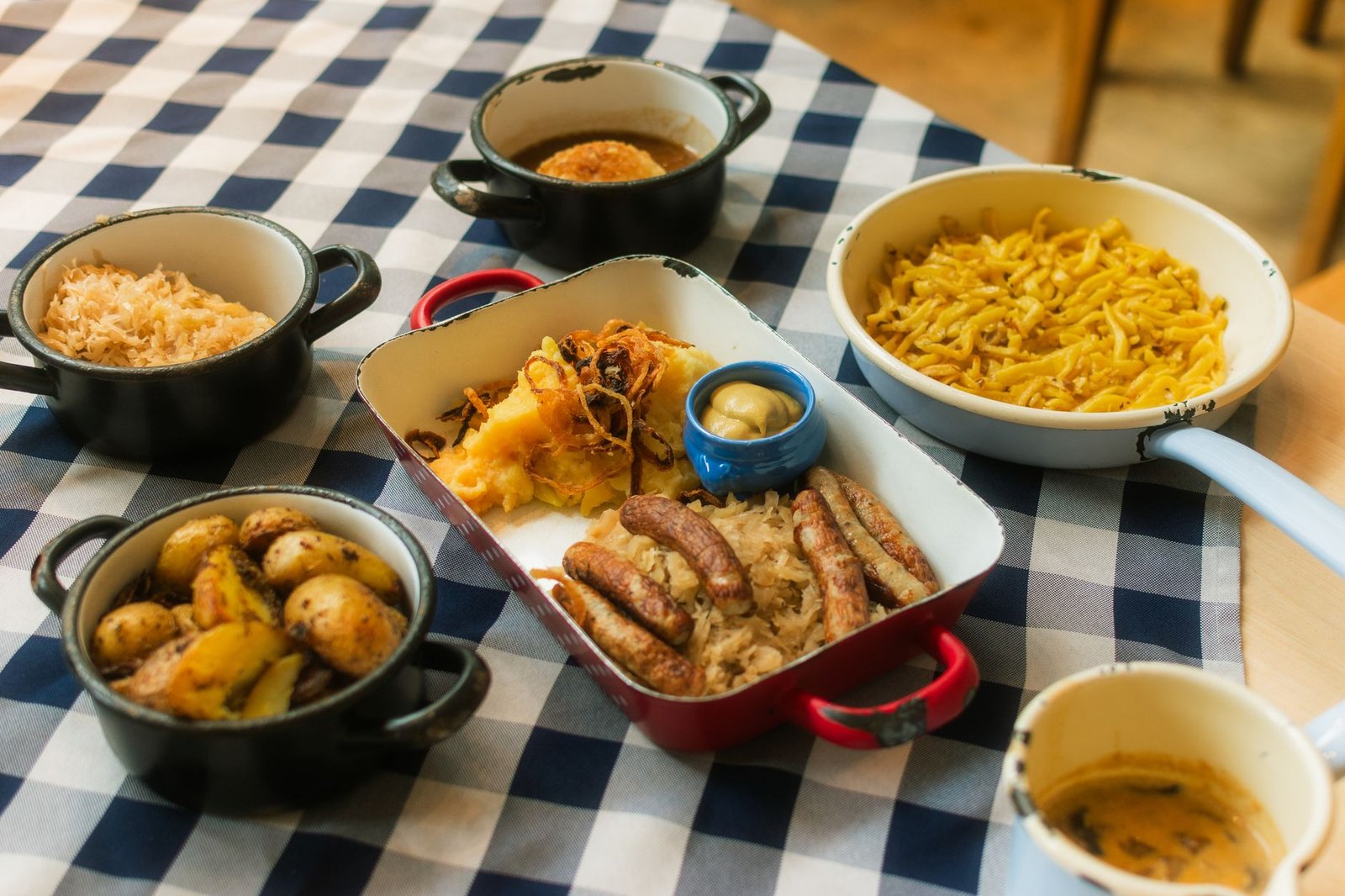 Spätzle with Cheese and Crispy Onions - best food in hallstatt
