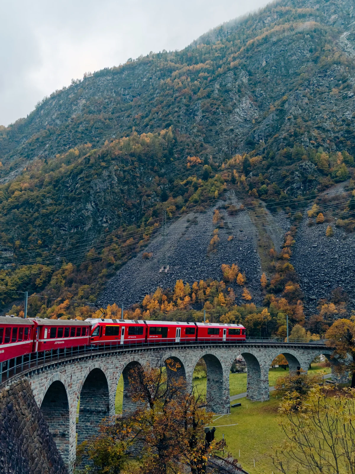 Bernina Express ride - best day trips from lake como