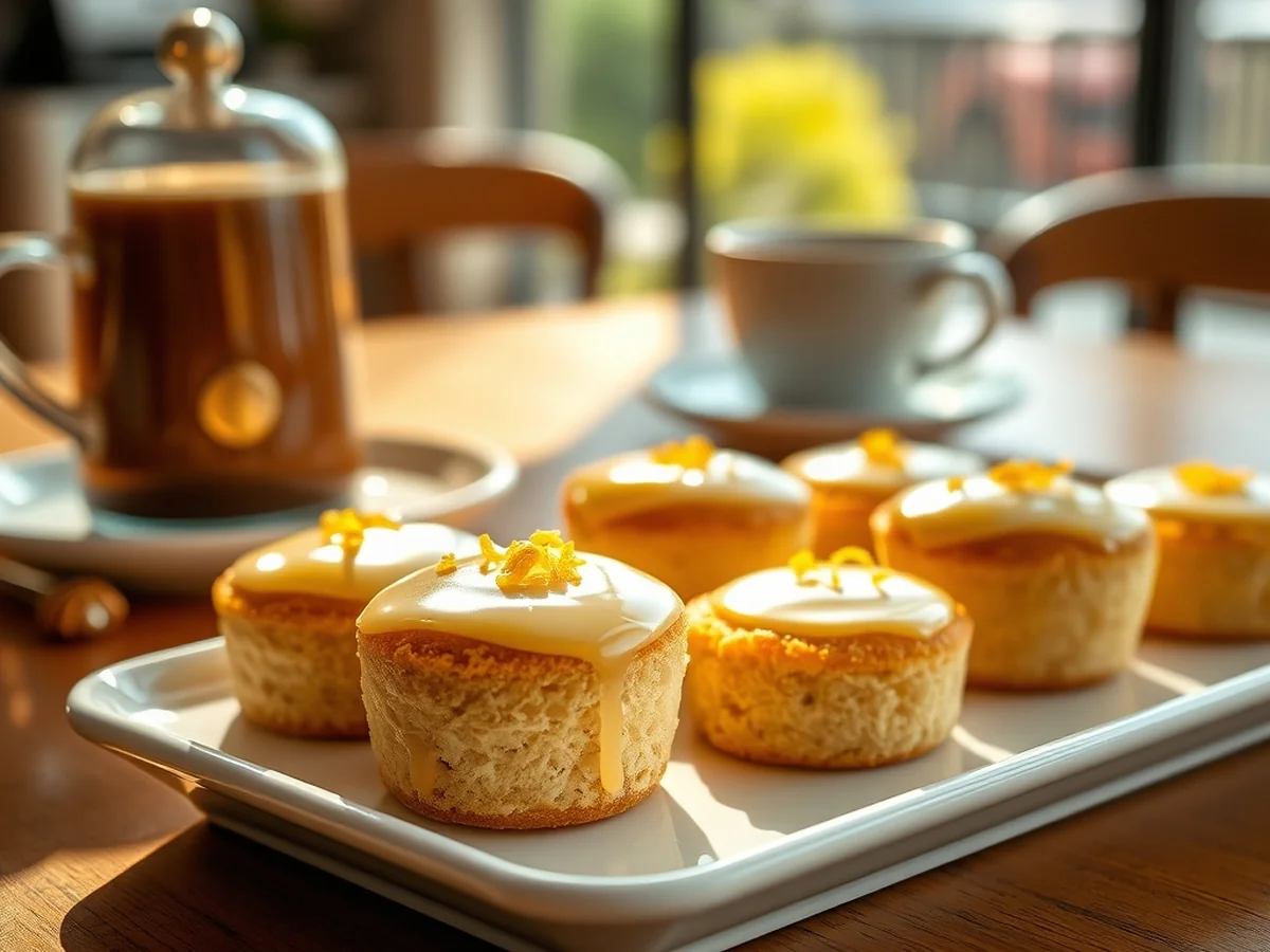 Citrus Infused Honey Cakes - best food in menton