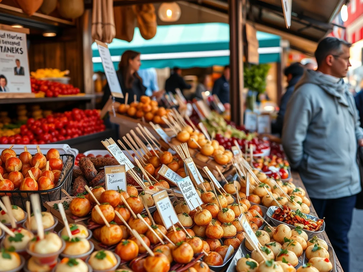 Menton Market Street Snacks - best food in menton