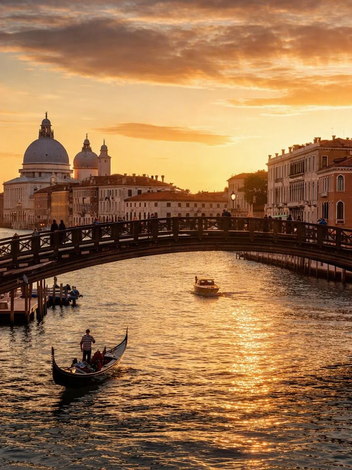 Accademia Bridge Sunset - best things to do in venice