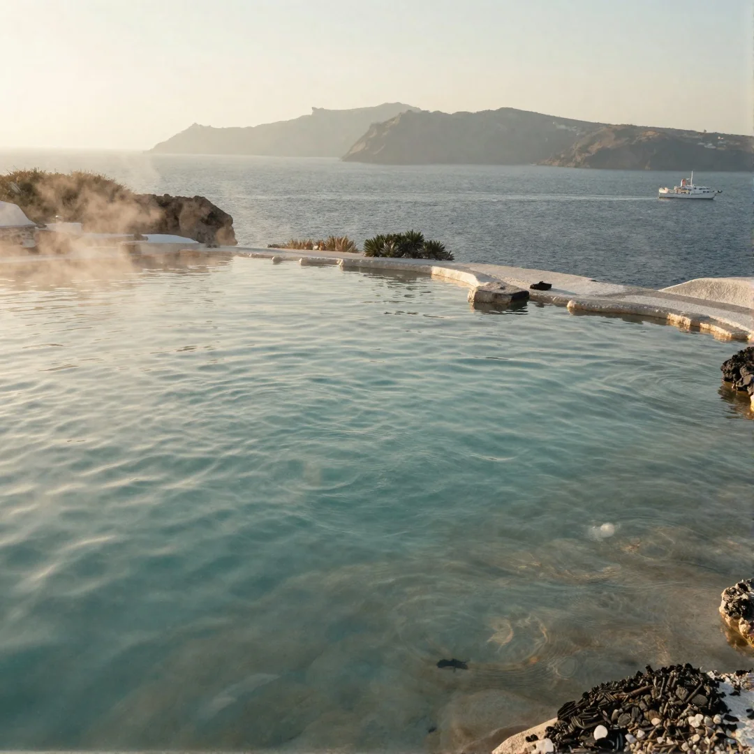 Hot Springs Swim - best tours from santorini
