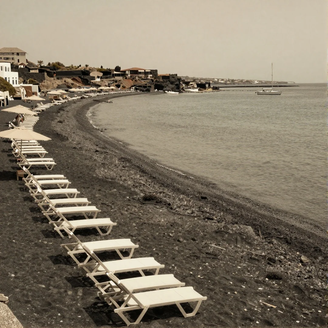 Perissa Black Beach Day - best tours from santorini