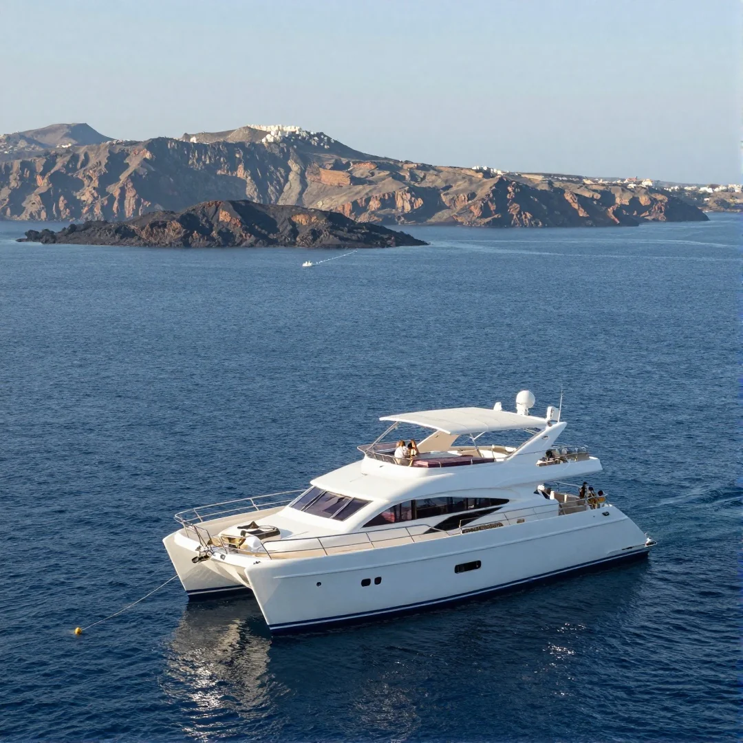 Private Catamaran Charter - best tours from santorini